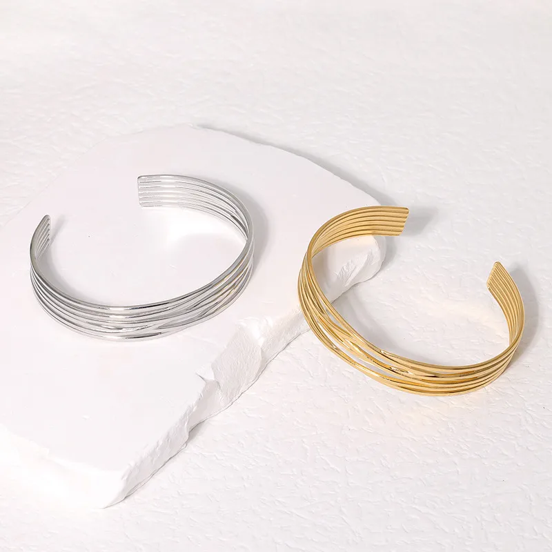 Tyra - jonc acier inoxydable