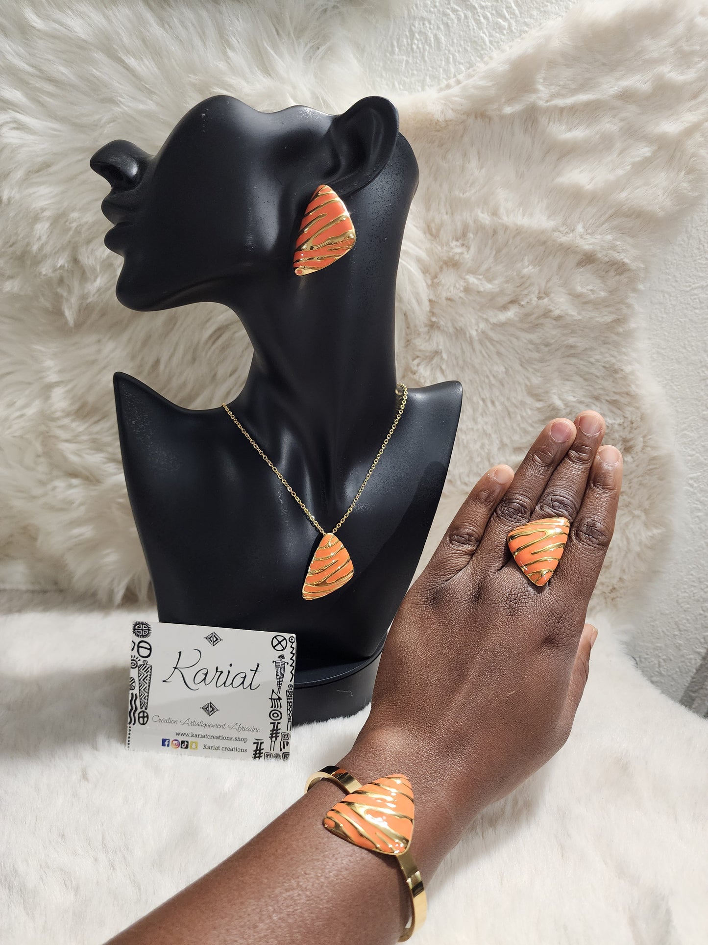 Orange - parure