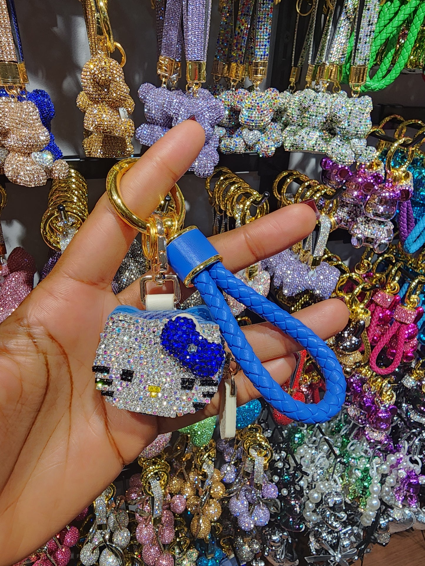 Hello kitty porte pièce strass