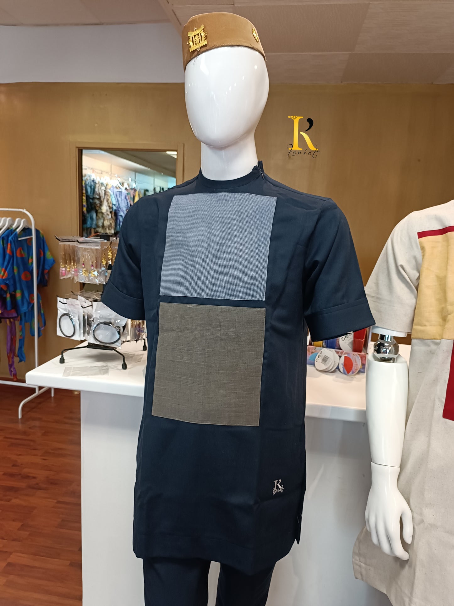 Ensemble ALADJI bleu marine