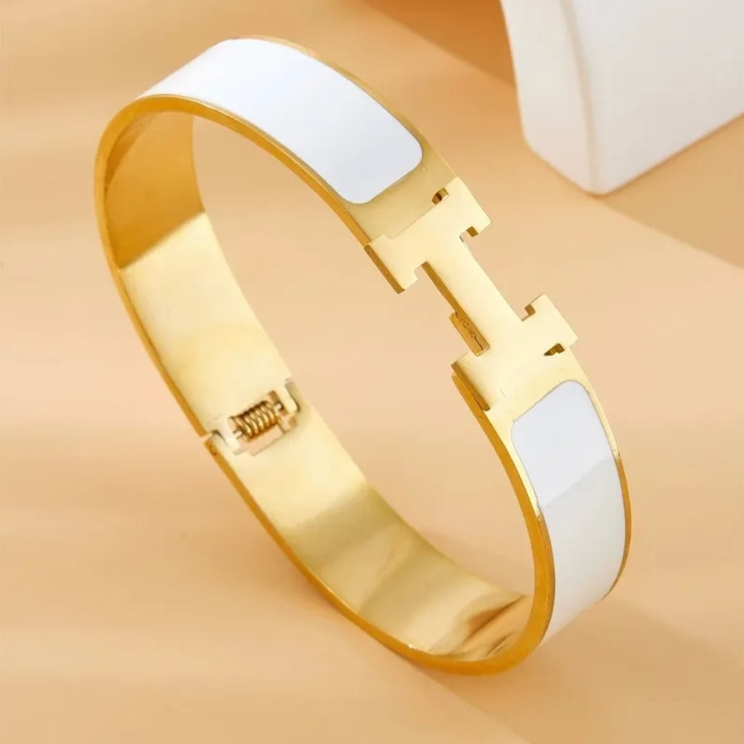 H dupe Hermes / jonc acier inoxydable
