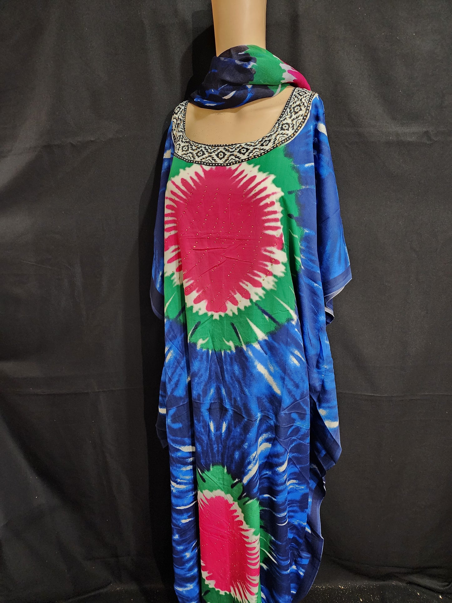 Boubou + Foulard Polyester