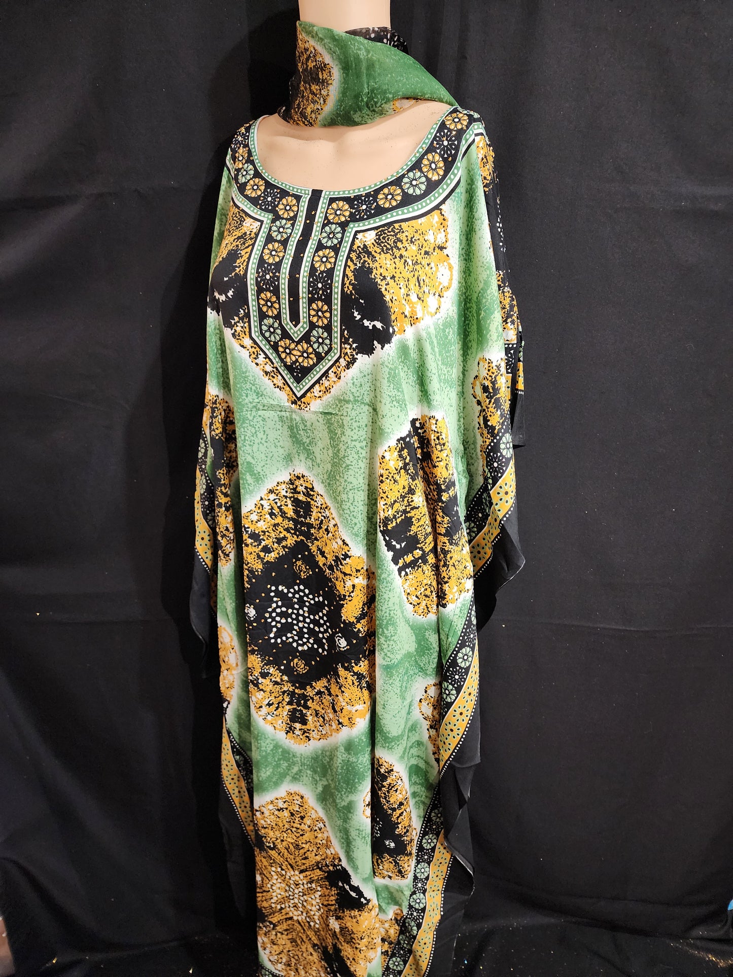 Boubou + Foulard Polyester
