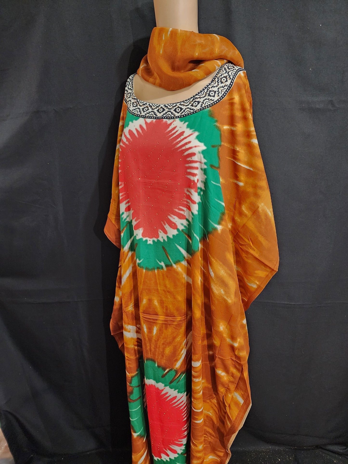 Boubou + Foulard Polyester