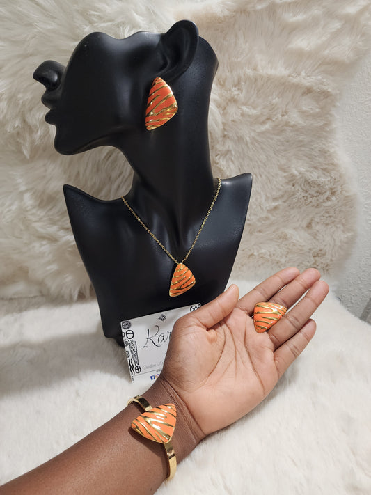 Orange - parure