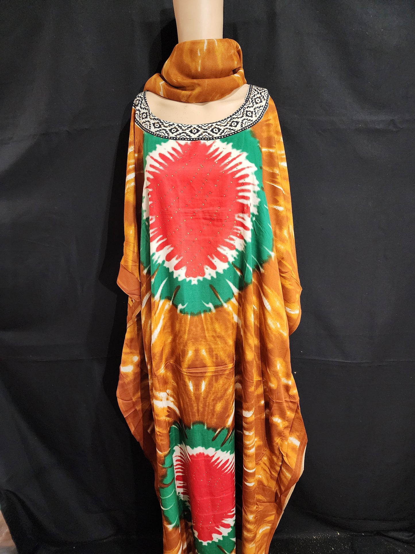 Boubou + Foulard Polyester