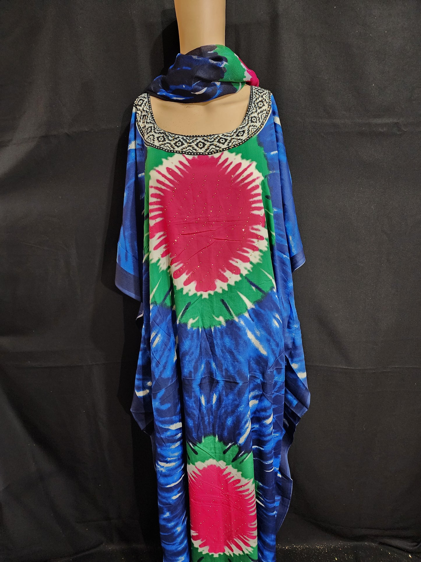 Boubou + Foulard Polyester