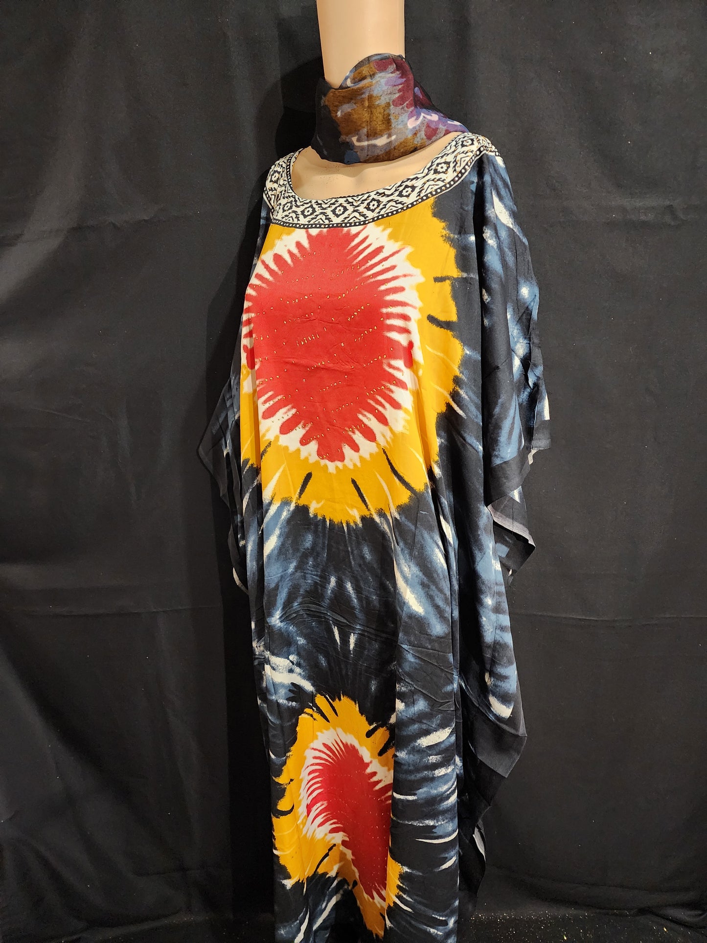 Boubou + Foulard Polyester