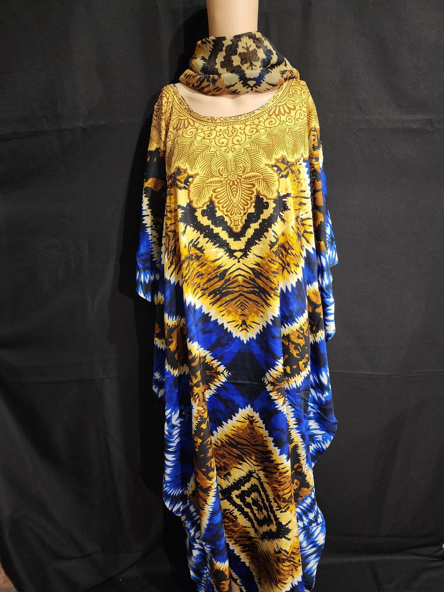 Boubou + Foulard Polyester