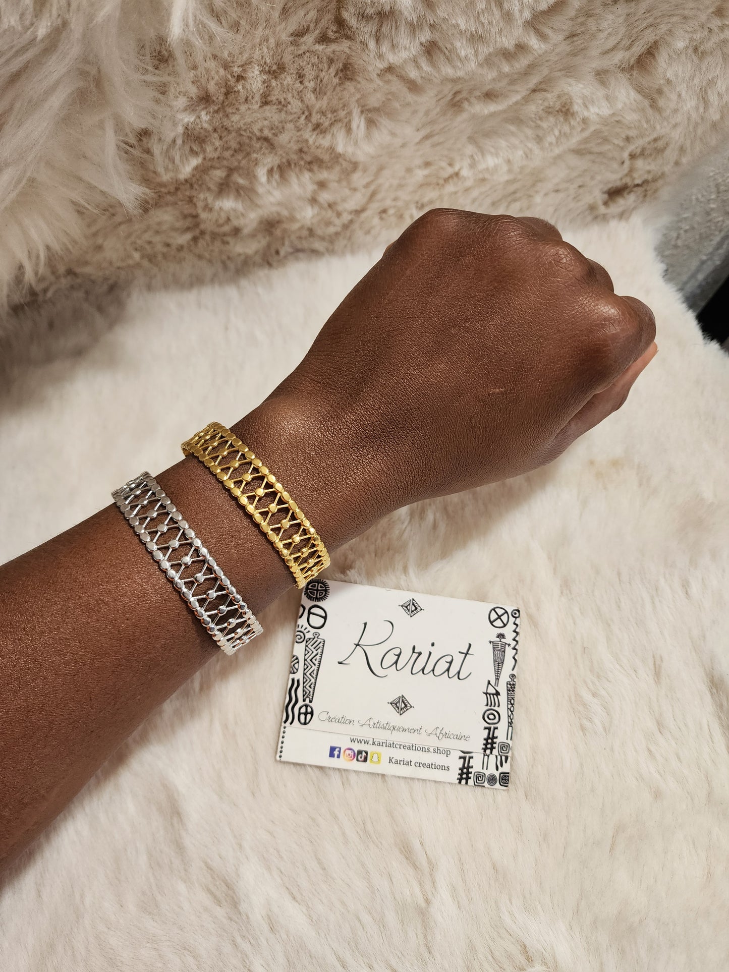 Bella - jonc acier inoxydable