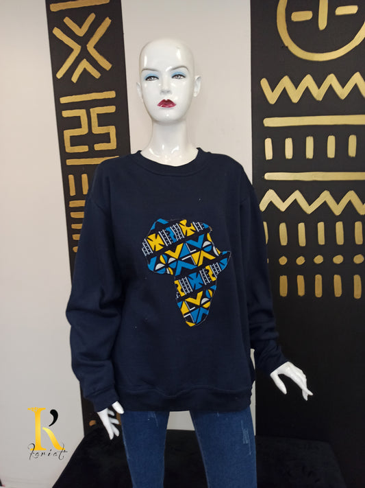 Sweat Mixte BLEU MARINE