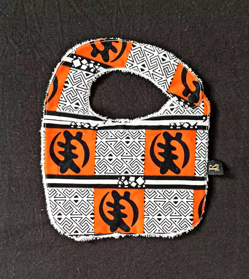 Sortie de bain + bavoir