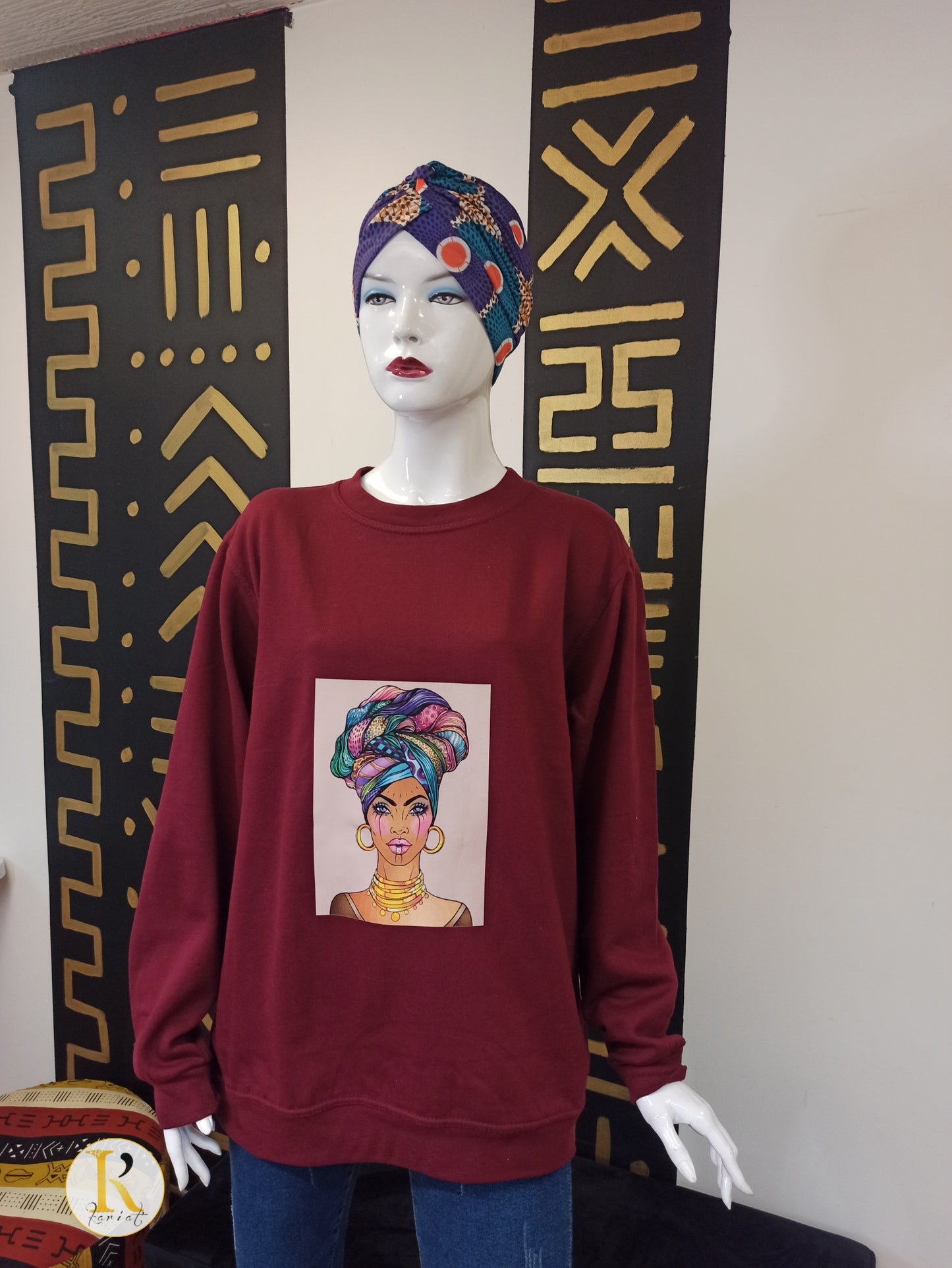 Sweat Africa mood bordeaux